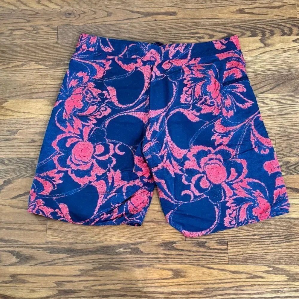 Patagonia Wavefarer Board Shorts. Unlined. Size 36. Blue/Red.